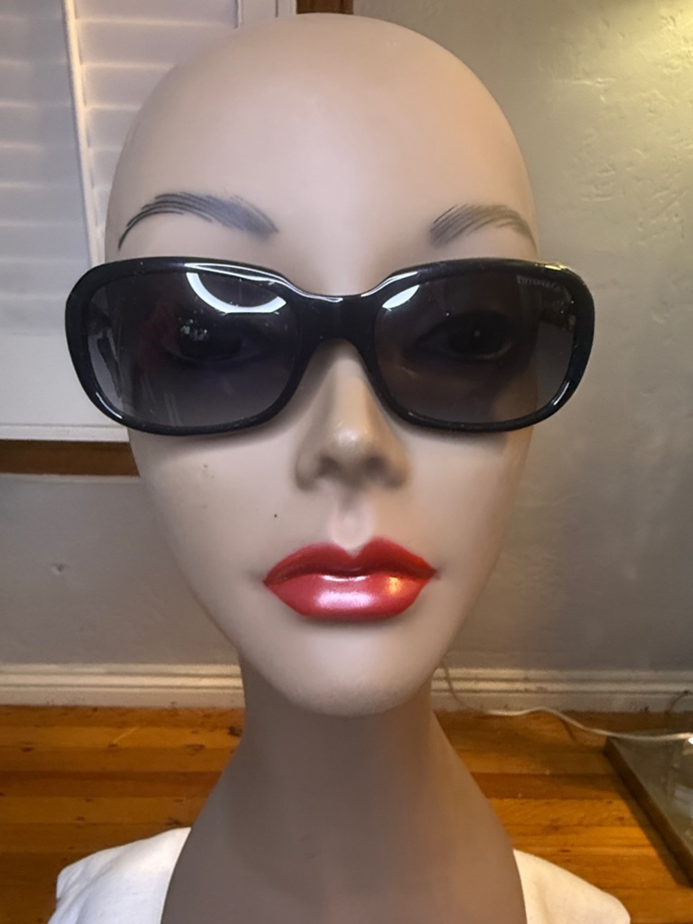 Tiffany & Co. Black Oversized Women's Sunglasses